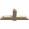 Ekena Millwork Eugene Rough Sawn Timber Gable Bracket, Douglas Fir, 48"W x 22"H x 4"D x 6"F, 11/12 Pitch GBW048X22X0406EUG00RDF - alternate 4